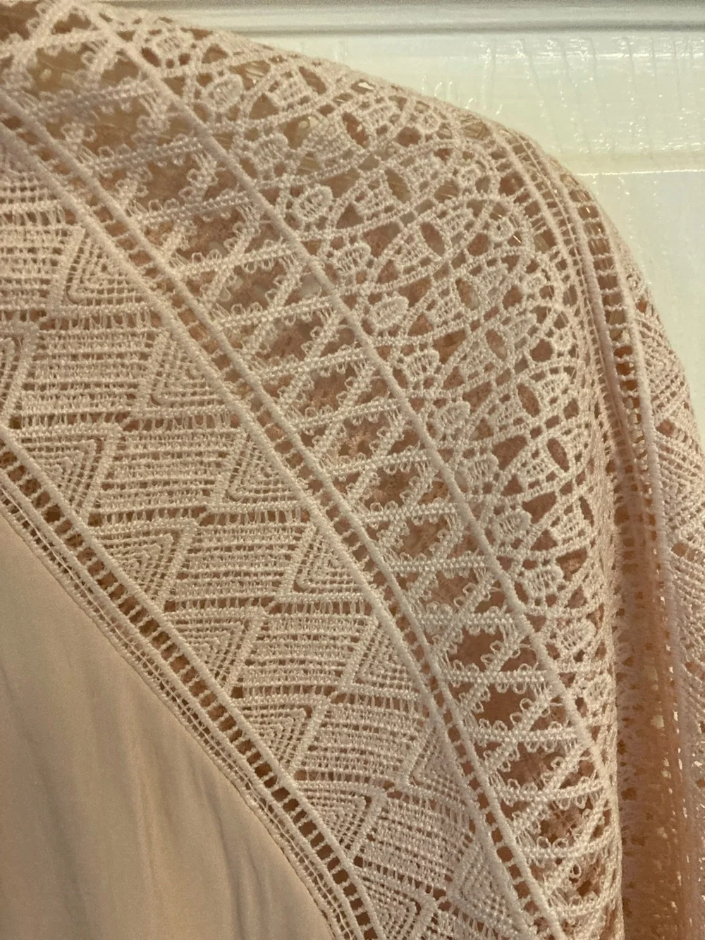 Ramy Brook Blush Crochet-Inset Peasant Tunic - Picture 9 of 11